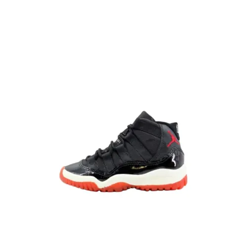 Jordan 11 MID Топ Обувь для малышей Черный Infant And Toddler