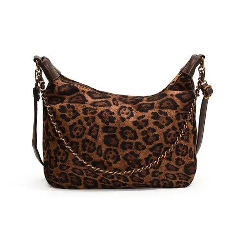 RIVMIND ПУ (полиуретан) Сумка через плечо Женская Коричневый Черный