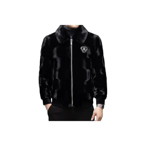 TAIZILONG Черные Мужские Куртки