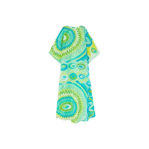 EMILIO PUCCI Длинное платье с длинными рукавами женское