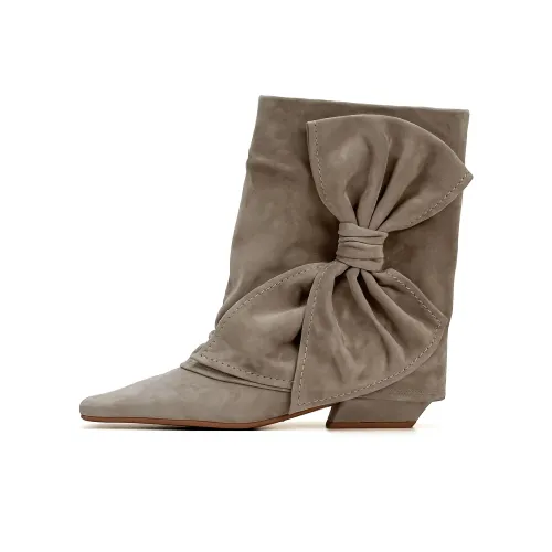 CAIWU Роман Узел Бант Boot Женские