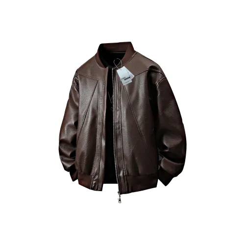 Fakeyoung Кожа Куртка Унисекс