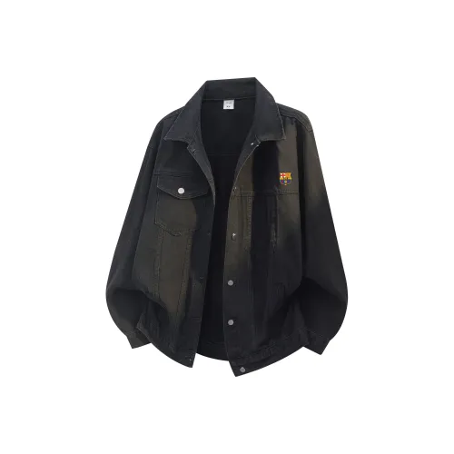 FCB ARCELONA Denim Jacket Unisex