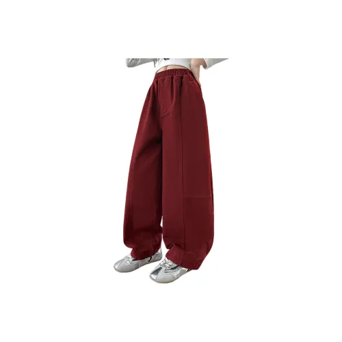 GOYN Повседневные Джинсы Весенние Осенние Анкора Красный Подростки