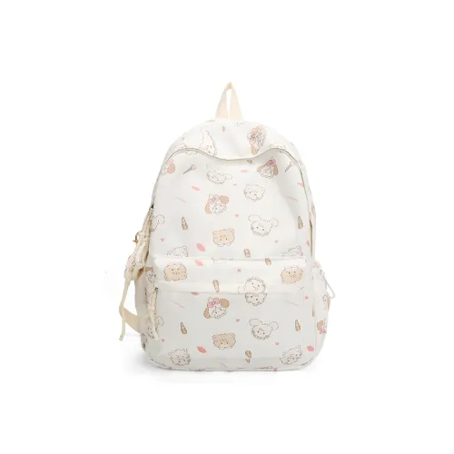 Villelon Нейлон Рюкзак Унисекс Белый