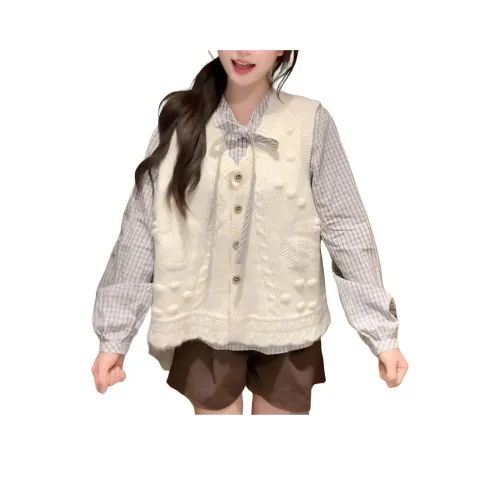 OMOIDAS Жилет + Рубашка Женские Трикотаж