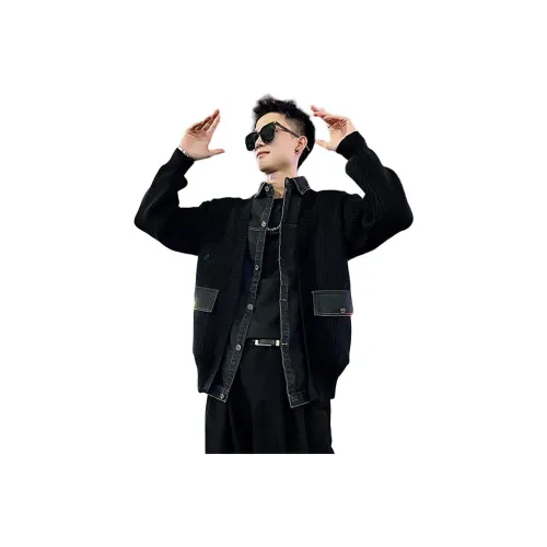 FRQ Черный Унисекс Джинсовые куртки