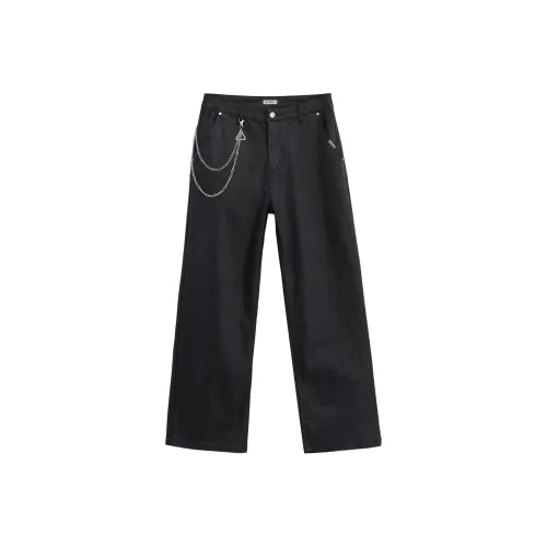 ENTONG Черный Унисекс Джинсы