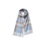 Светло-желтый, синий, в клетку [100% хлопок, шерсть]