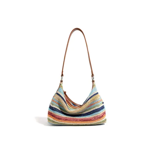 COURONNE PP Трава Спилок коровья Сумка на плечо Обычный Женские Радужный