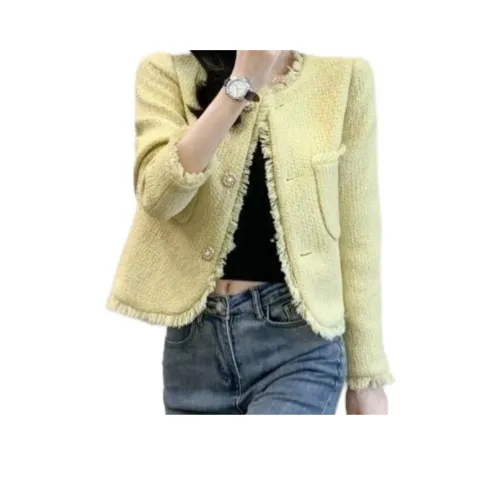 AHRTB Лимон Женские Короткие Пальто