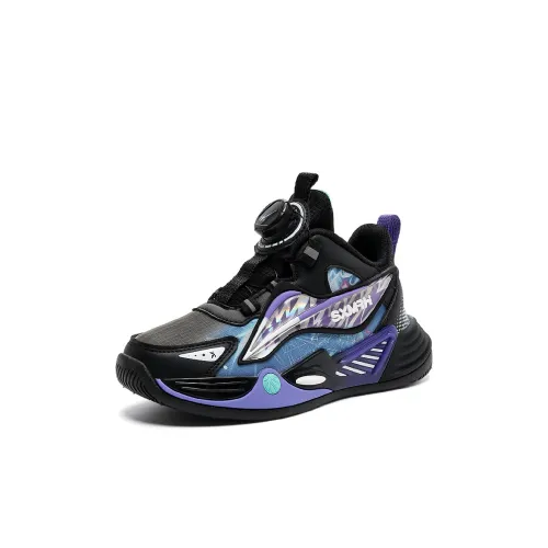 Binary Slip-Resistant Устойчивый к истиранию Отскок Дышащий Легкий Амортизация Баскетбольные кроссовки для детей