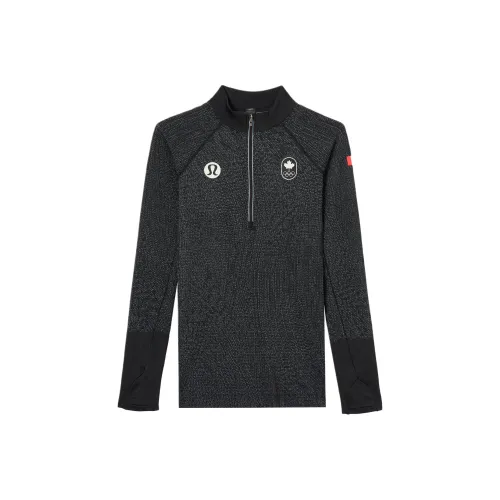 lululemon Storm Surge Черный Носорожий серый RHIG Унисекс Свитшоты