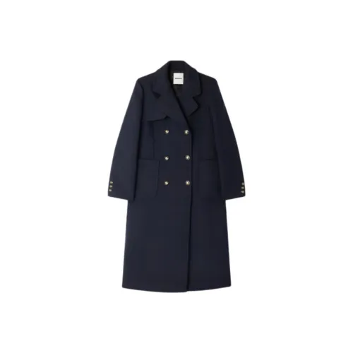 Sandro Темно-синий Женское пальто