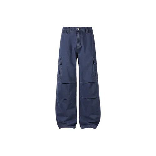98SQUID French Work Blue Unisex Cargo Pants