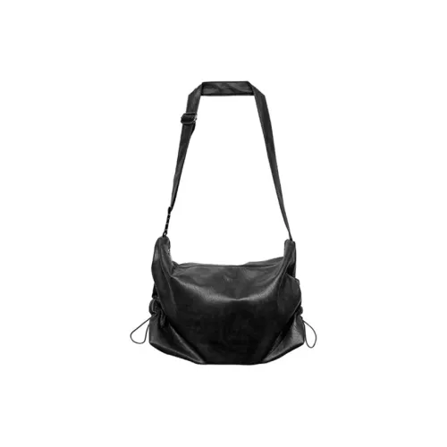 VIHUS ПУ (полиуретан) Сумка через плечо Большая Унисекс Черная Коричневая