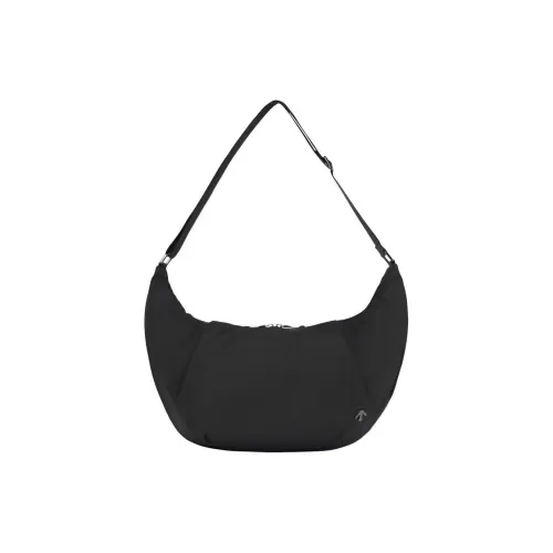 DESCENTE Женские Studio Однотонный Пельмени Сумка на плечо Сумка Черная