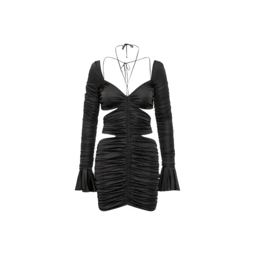 Blumarine FW22 Длинное платье с длинными рукавами женское