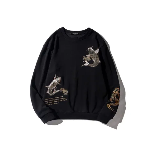 Chisportate Черный Унисекс Свитшоты