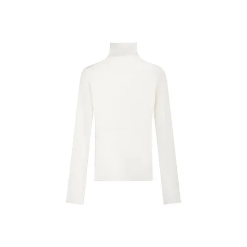 SNZX Белый Полуводолазка Внутренняя Женская Рубашка T