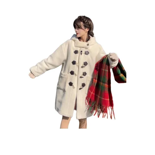 STYUW Экрю Женское Пальто