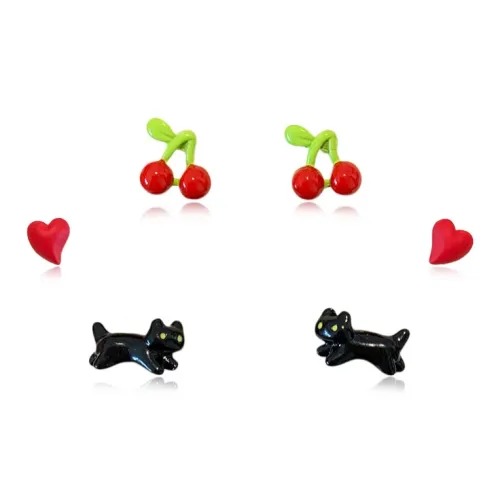 YOASOBI Alloy Stud Earrings Women's