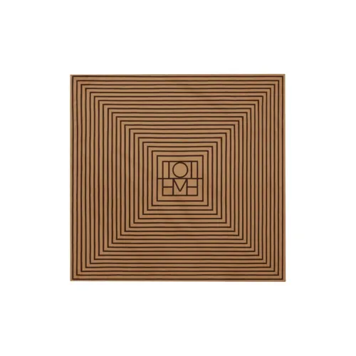 TOTEME Шелковые шарфы для женщин Темно-коричневый