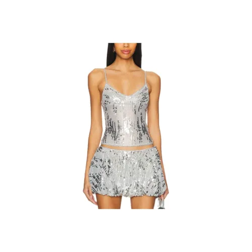 Jaded London Серебряный Женский Топ