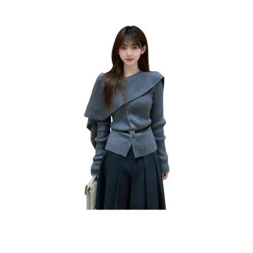 FINDSME GAGA Серый Женский Трикотаж