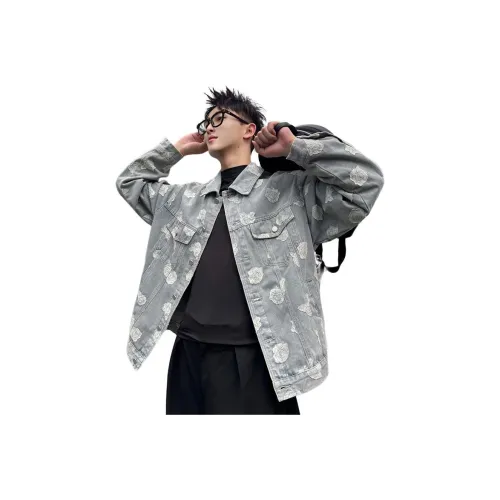 AWAO Светло-синие унисекс джинсовые куртки