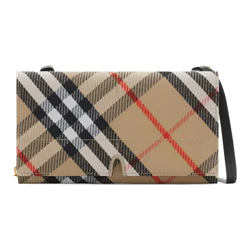 Burberry Snip Полиэстер Сумка через плечо Сумка на плечо Женская Песочного цвета