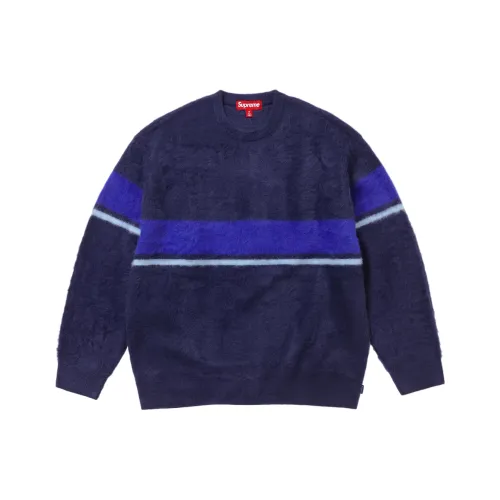 Supreme FW25 WEEK5 Brushed Stripe Sweater Unisex Supreme FW25 WEEK5 Брушированный Полосатый Свитер Унисекс