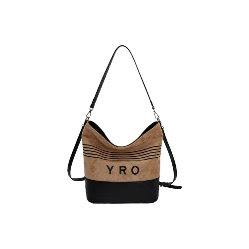 CAREELL ПУ (полиуретан) Сумка через плечо Женская Хаки Коричневый Кофейный