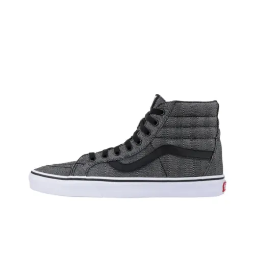 Vans Sk8 Hi Устойчивые к истиранию высокие кроссовки для скейтбординга Мужские Черные