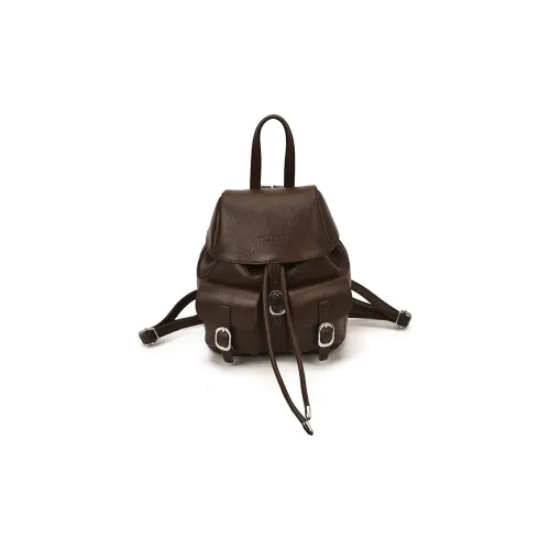 Single Warehouse ПУ (полиуретан) Рюкзак Стандартный Женский Кофейный Хаки Коричневый Черный