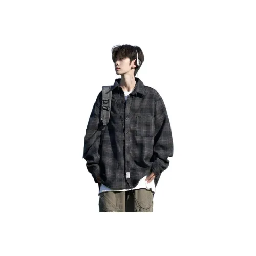 TUOFEI Blue Unisex Shirt TUOFEI Синий Унисекс Рубашка