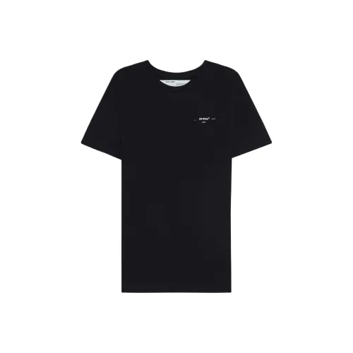 Off Белый Черный Унисекс T-рубашки