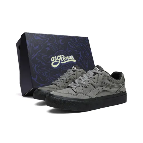 OUGLEMEN Обувь Износостойкая и Противоскользящая Низкие Кроссовки для Скейтбординга Мужские