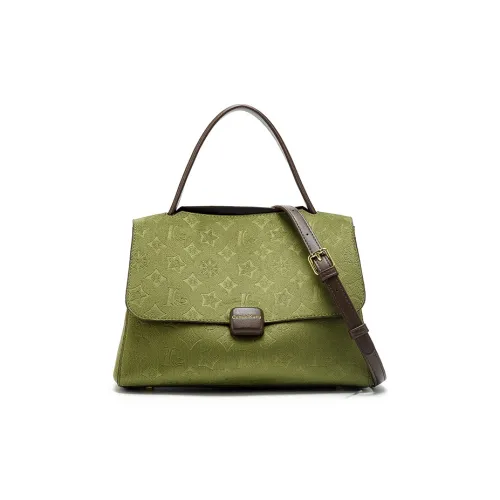 CentarlKatty ПУ (полиуретан) Сумка Стандартная Женская Тисненая Зеленая