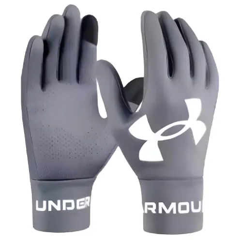 Under Armour Полиэстер Спортивные Перчатки Унисекс Серый Черный Розовый