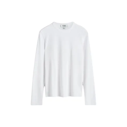 COS Белая Мужская T-Рубашка