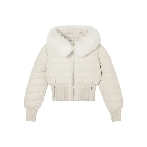 VKXOW Белый Женский пуховик