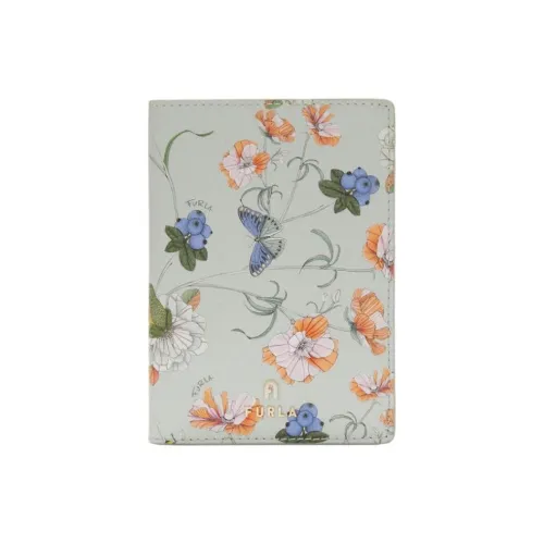 Furla Текстурированная кожа Держатель для паспорта Маленький Женский Серый