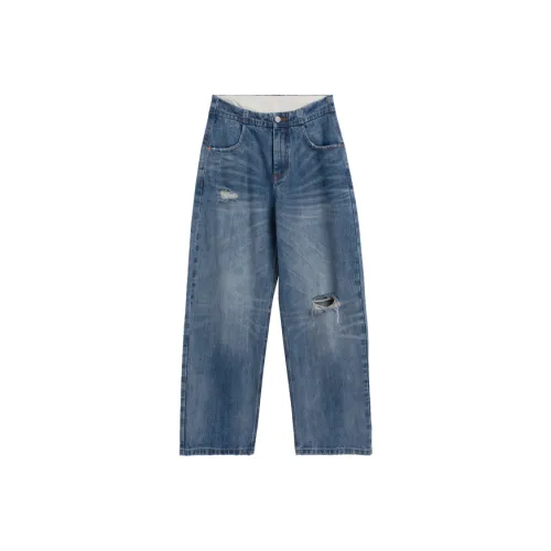 DE MINCOLLECTION Blue Women's Jeans DE MINCOLLECTION Синий Женские Джинсы