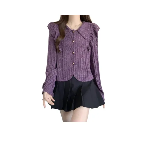 DEDY Фиолетовый Женский Трикотаж