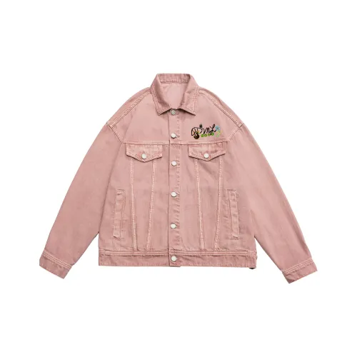 QDML Розовый Унисекс Джинсовые куртки