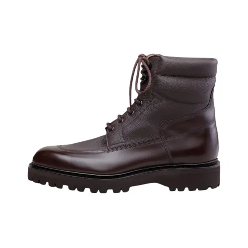 JOHN LOBB PEAK Короткий Мартин Ботин Мужской Темно-коричневый