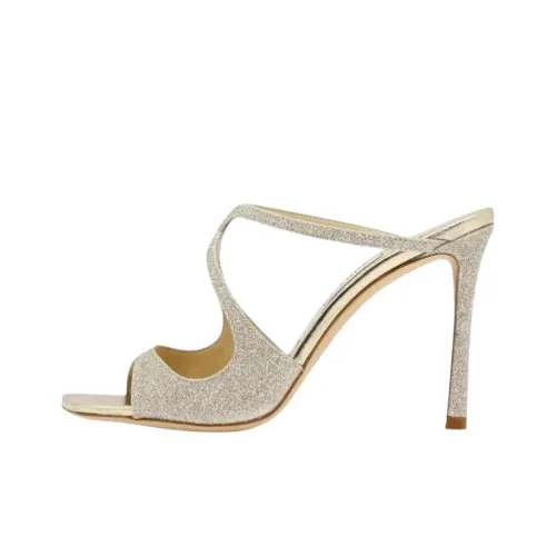 Jimmy Choo One Ремень Сандалии Женские Серебряные