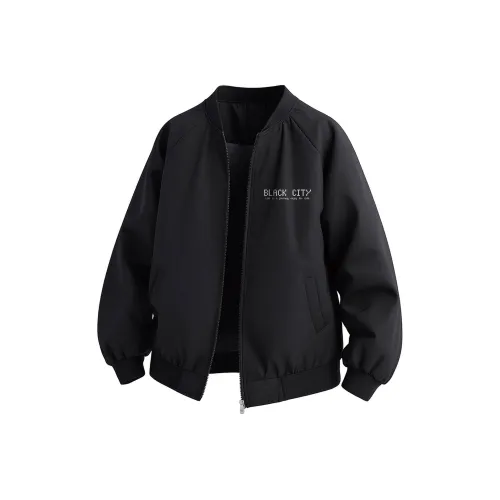 BLACK CITY Бейсбольная куртка Унисекс