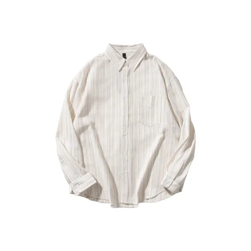 ASEDE Абрикосовые полосы Унисекс Рубашки